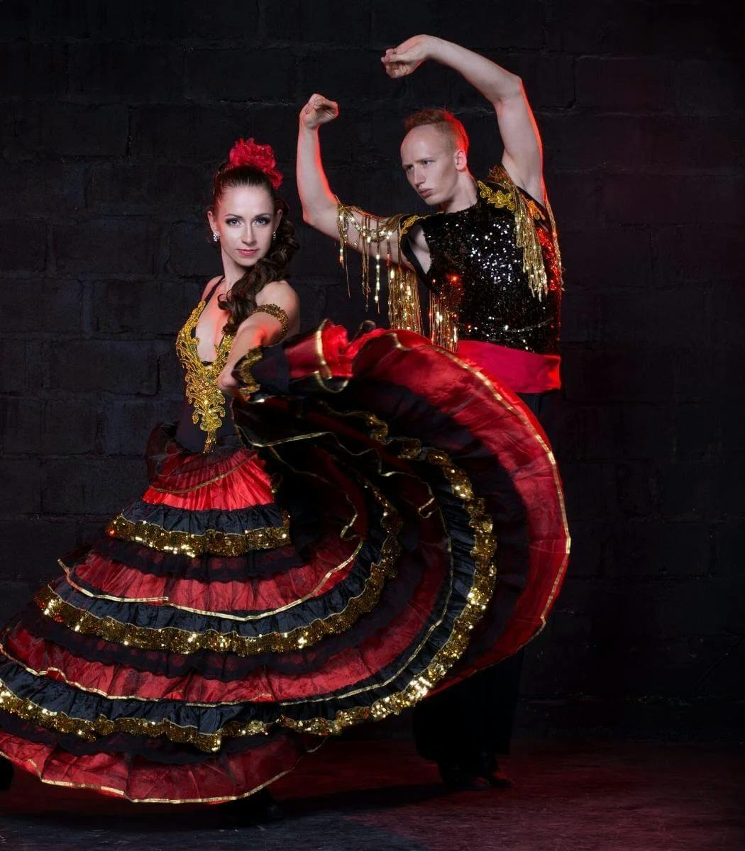 Flamenco dancers in spain