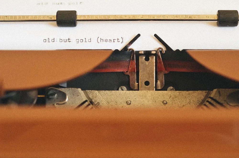 typewriter - old but gold
