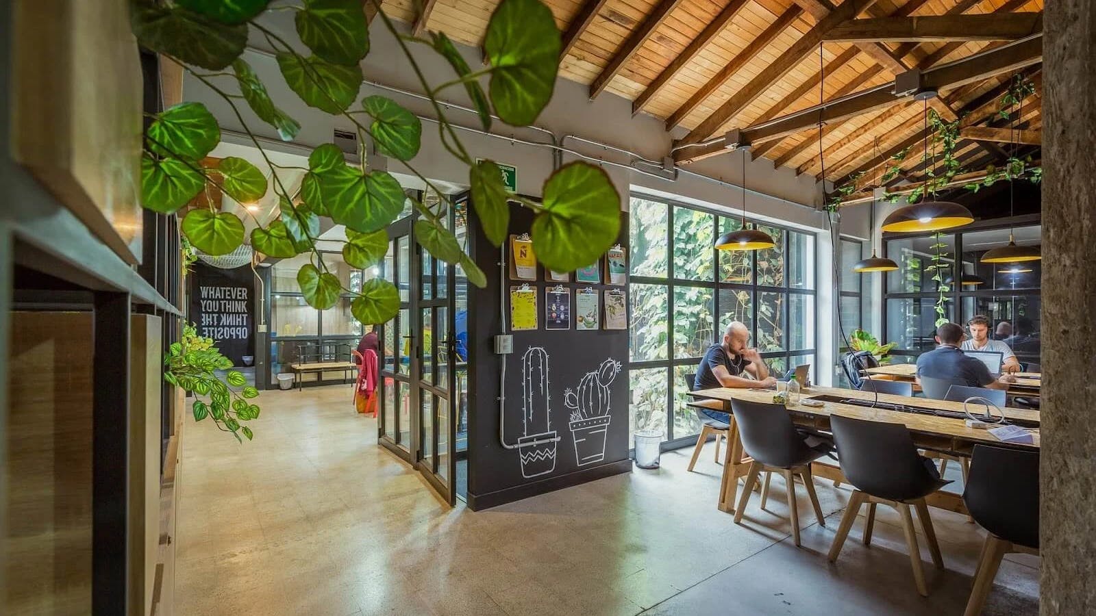 People working at a Coworking space in Medellin