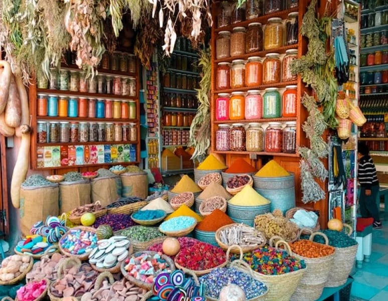 Morocco spice markets