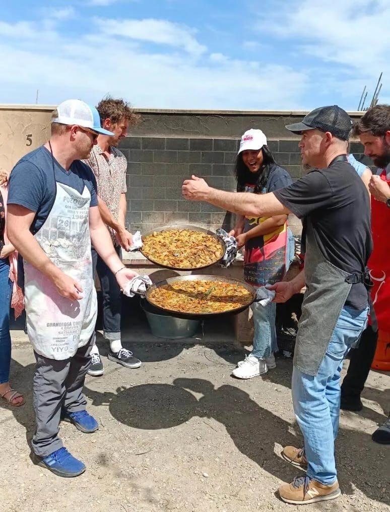 Cooking Paella in Valencia