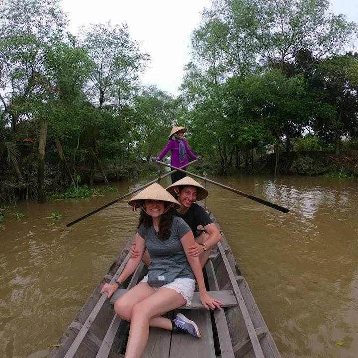 Boat ride in Asia