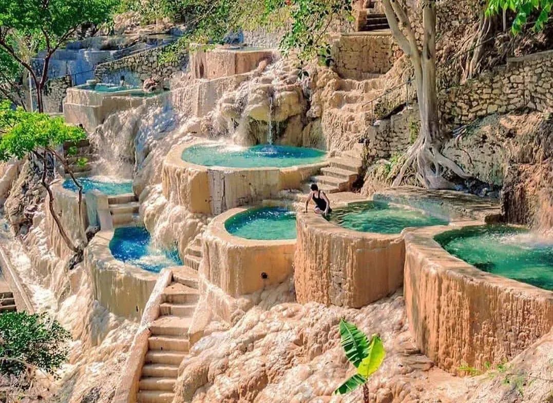 hot springs in tolantongo, mexico