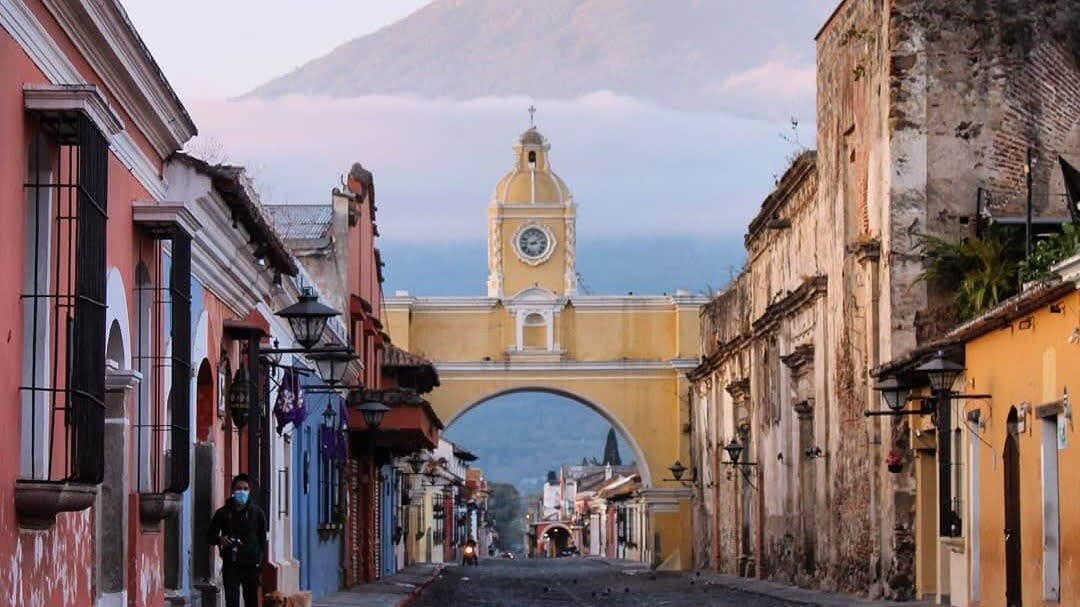 view of main street in antigua
